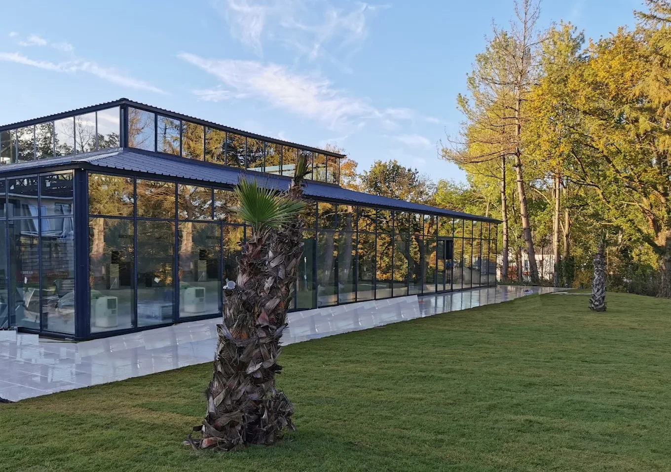 Le Trèfle Orangerie - Verrière et jardin